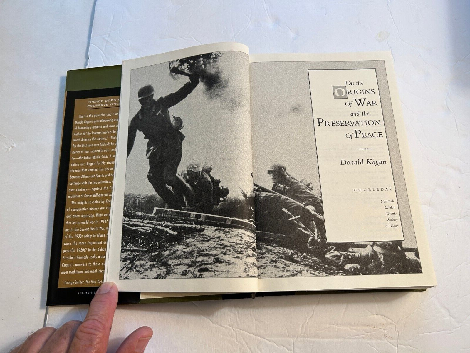 Donald Kagan 1995 1st Ed. Brand New On The Origins of War/ Preservation of Peace