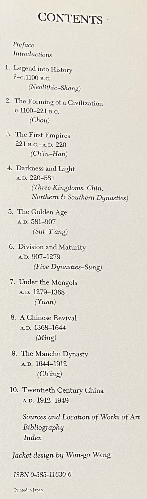 China, A History in Art Book; 296 Pages