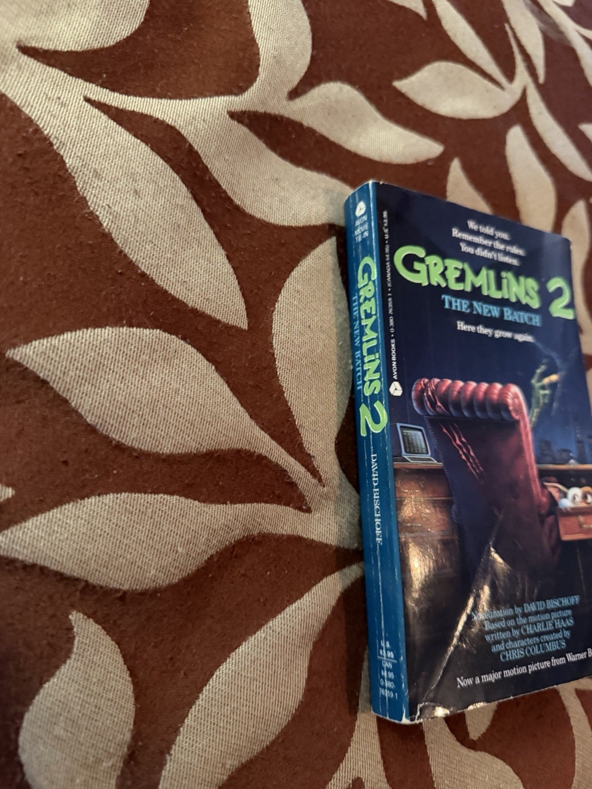 Gremlins 2: The New Batch David Bischoff (Avon, 1990) Movie Tie-In First Print