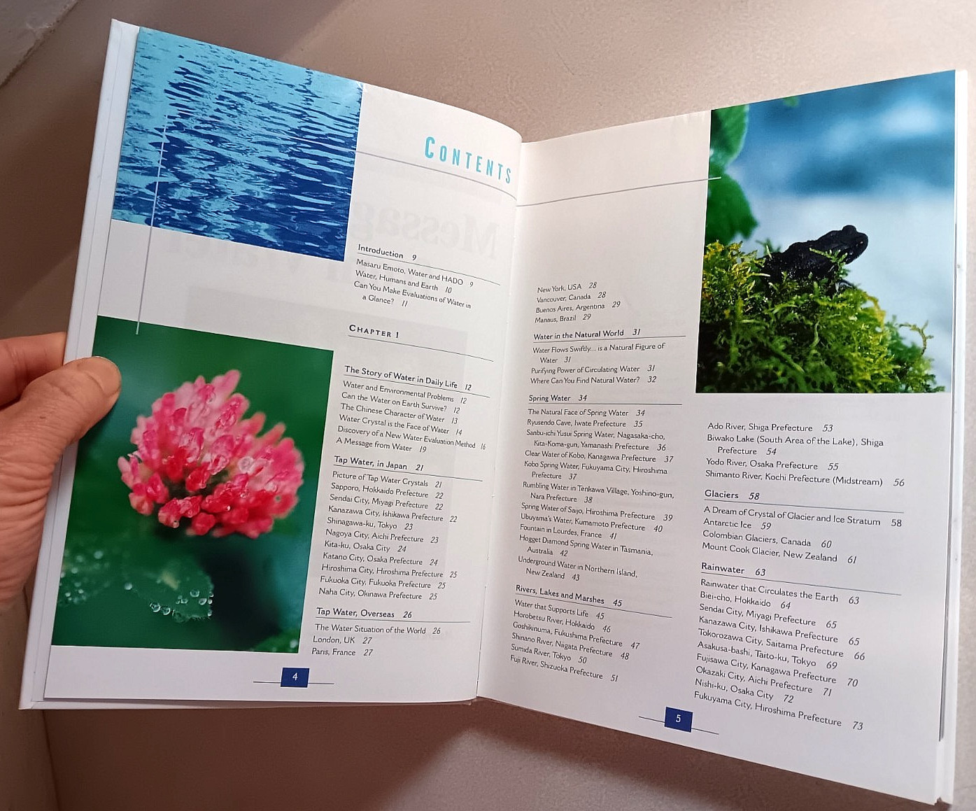 MESSAGES FROM WATER: THE FIRST PICTURES OF FROZEN BY MASARU EMOTO HARDCOVER