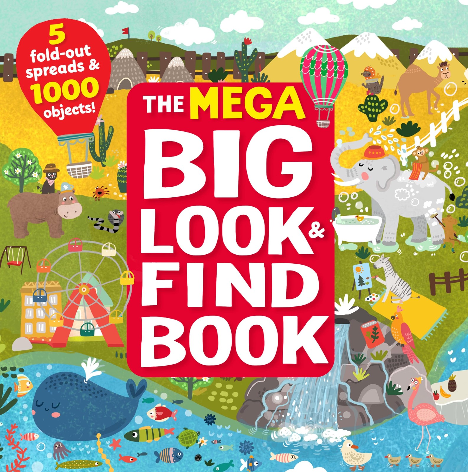 The MEGA Big Look & Find Book: 5 fold-out spreads & 1000 objects! (Big Look …