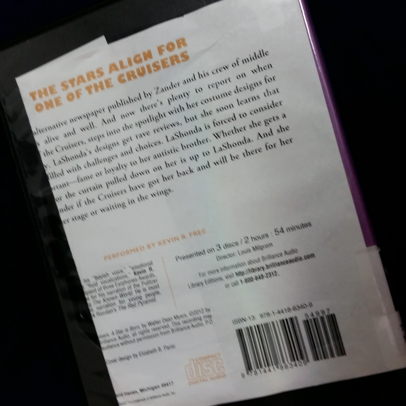 A Star is Born (The Cruisers Series) Audio CD Audiobook Unabridged 3 Disc Set