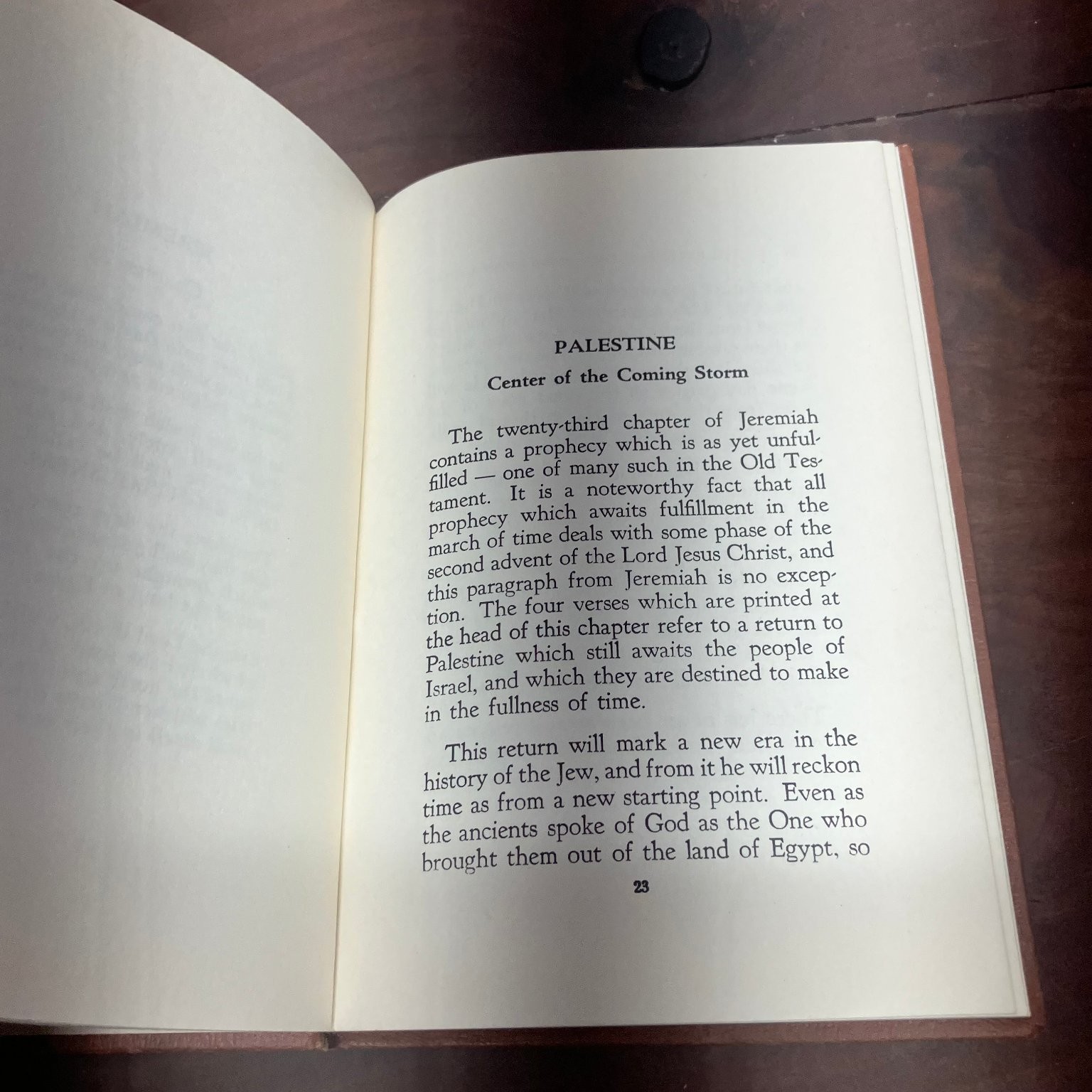 Palestine The Coming Storm Center Harry Rimmer 1944 6th Edition Eerdmans