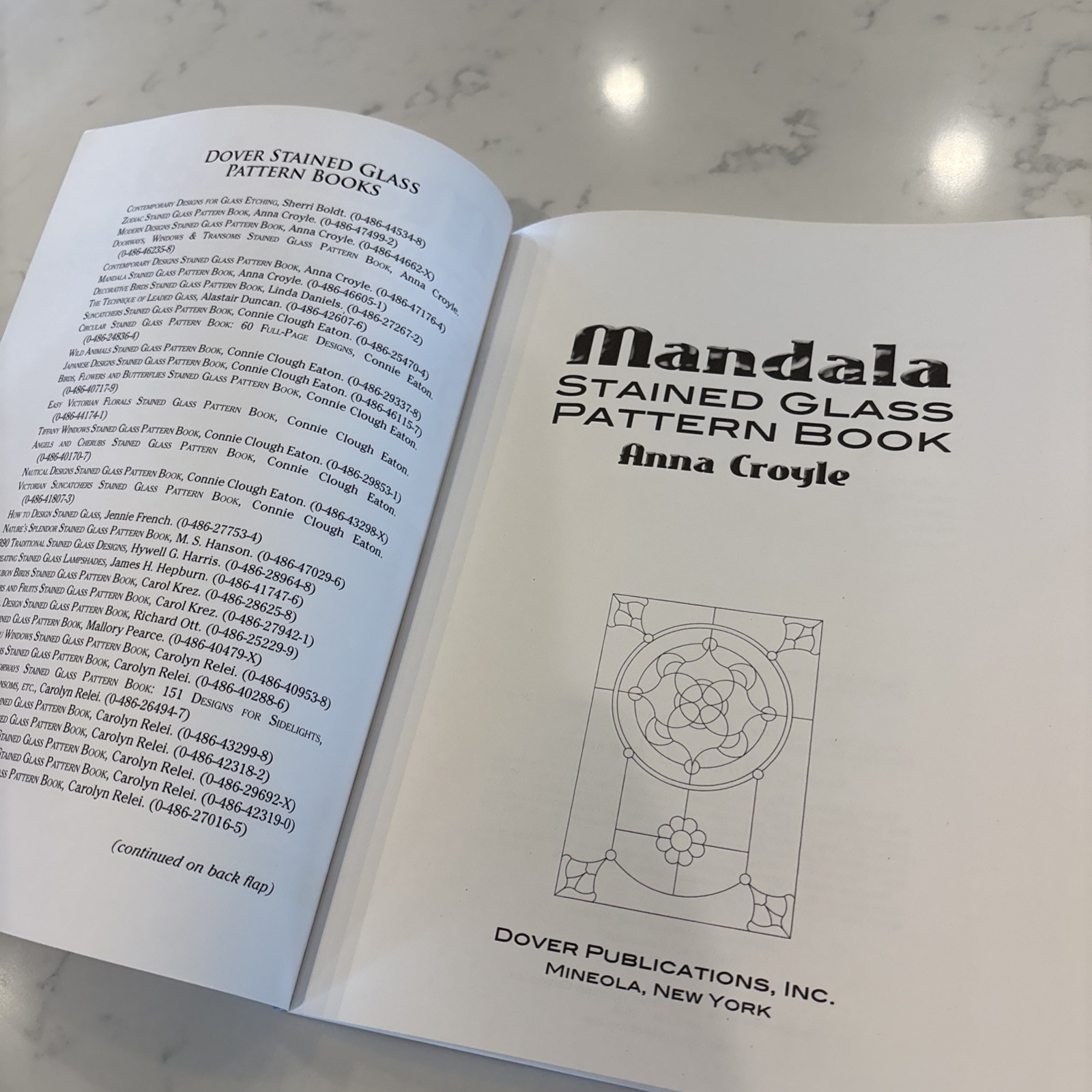 Adult Coloring Book Mandala Stained Glass Patterns 2008 New Blank 60 Pages