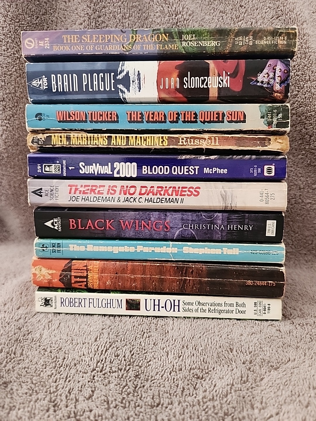 Sci-Fi Assortment Of Paperback Books Lot Of 10 (Lot #4)