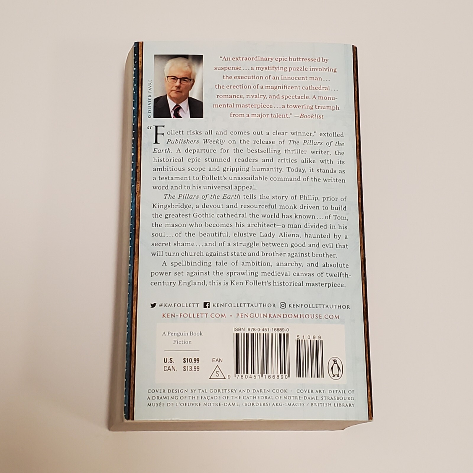 Kingsbridge Ser.: The Pillars of the Earth : A Novel by Ken Follett (1990, Mass