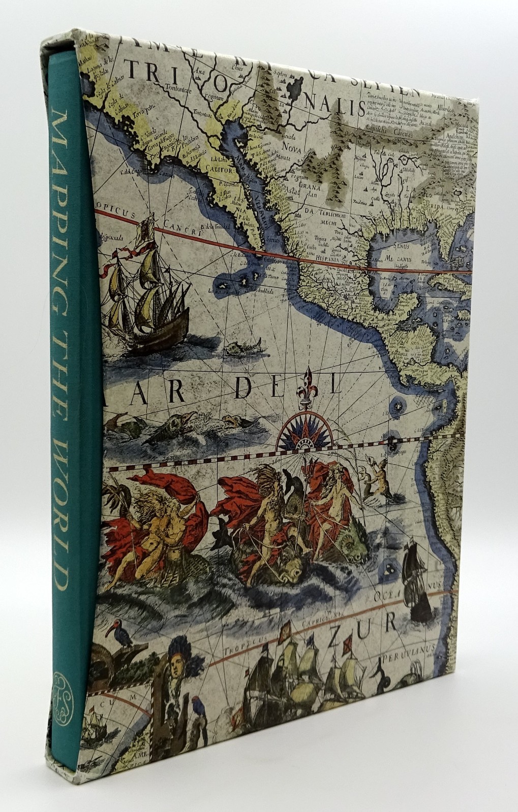 Folio Society Mapping the World by Whitfield Hardcover HB 2000 w/ Slipcover