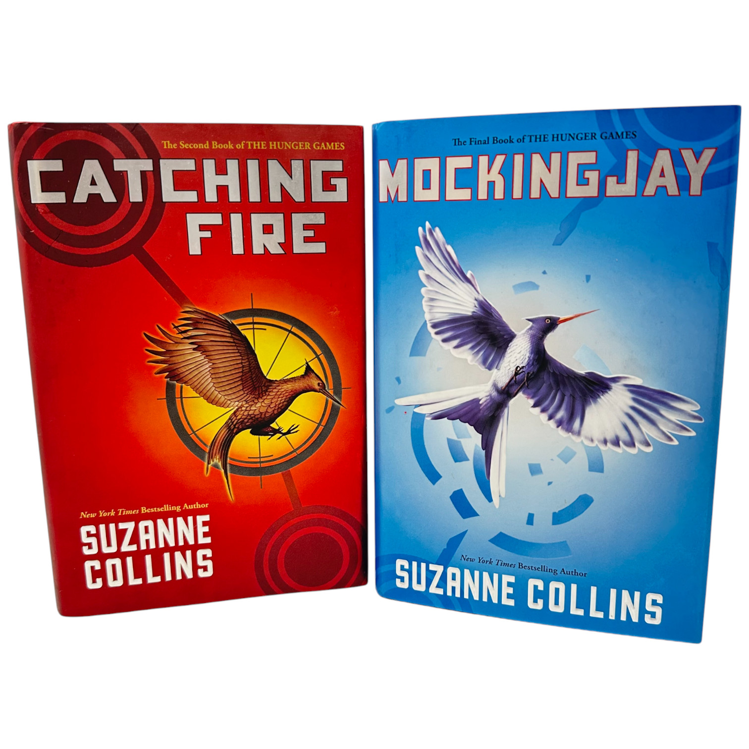 Hunger Games Books 2 & 3 Catching Fire & Mockingjay Suzanne Collins HB 1st ED