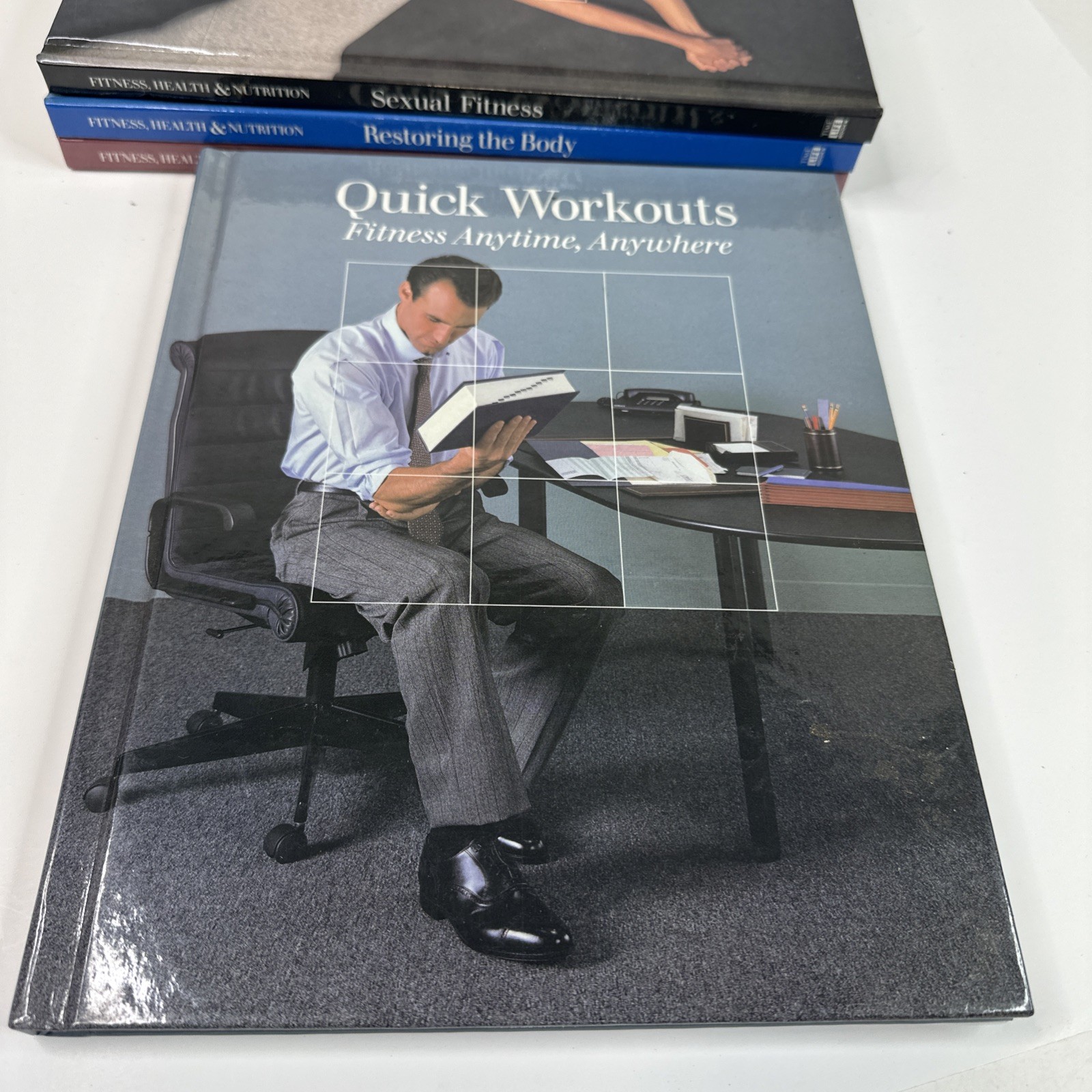 Lot of 9 Fitness Health Nutrition Time Life Books Workouts Fitness HC 1989