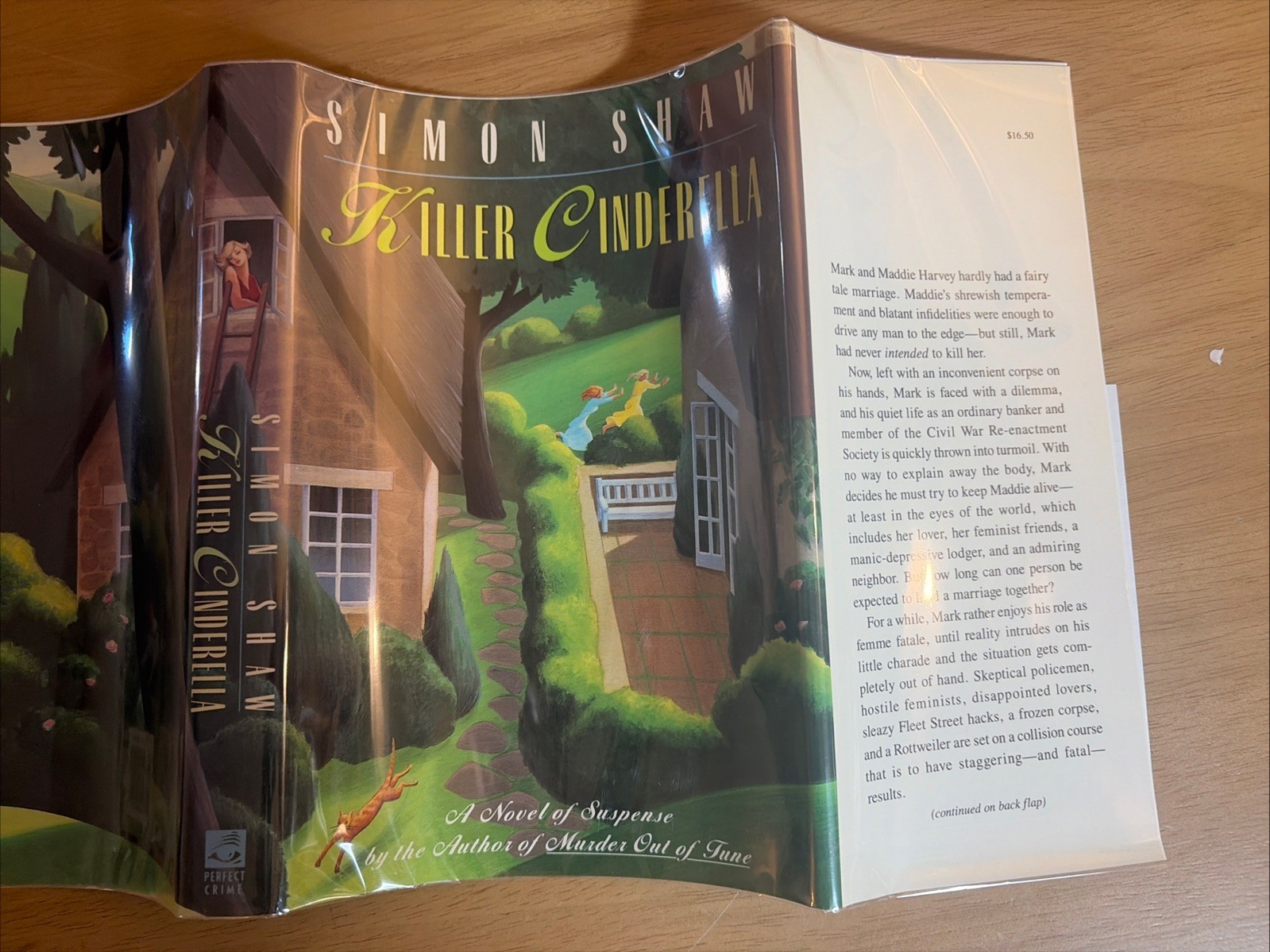 KILLER CINDERELLA Simon Shaw 1992 1st Edition 1st Printing HCDJ ~ AS NEW