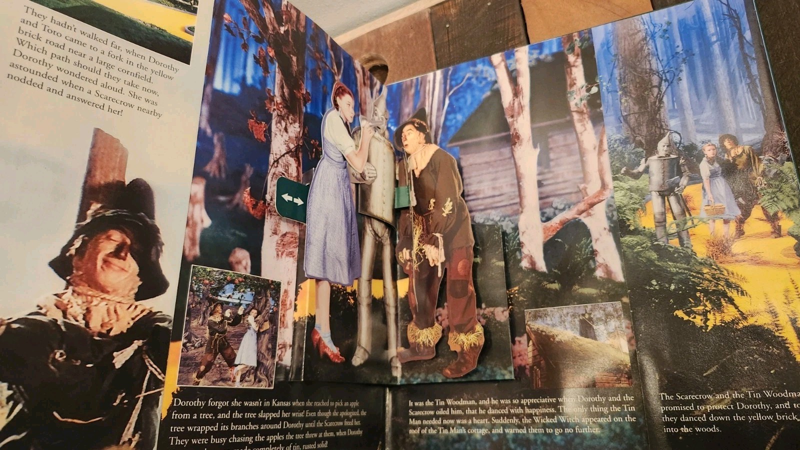 The Wizard Of Oz 3 Dimensional Hard Cover Popup Book With CD The Film Classic