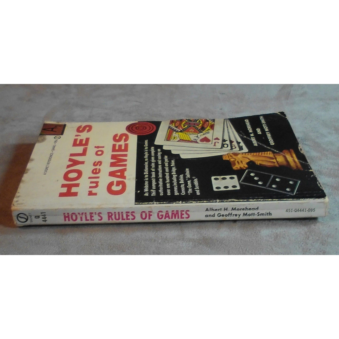 Hoyles Rules of Games Signet Paperback 1963 44th Printing Morehead/Mott-Smith