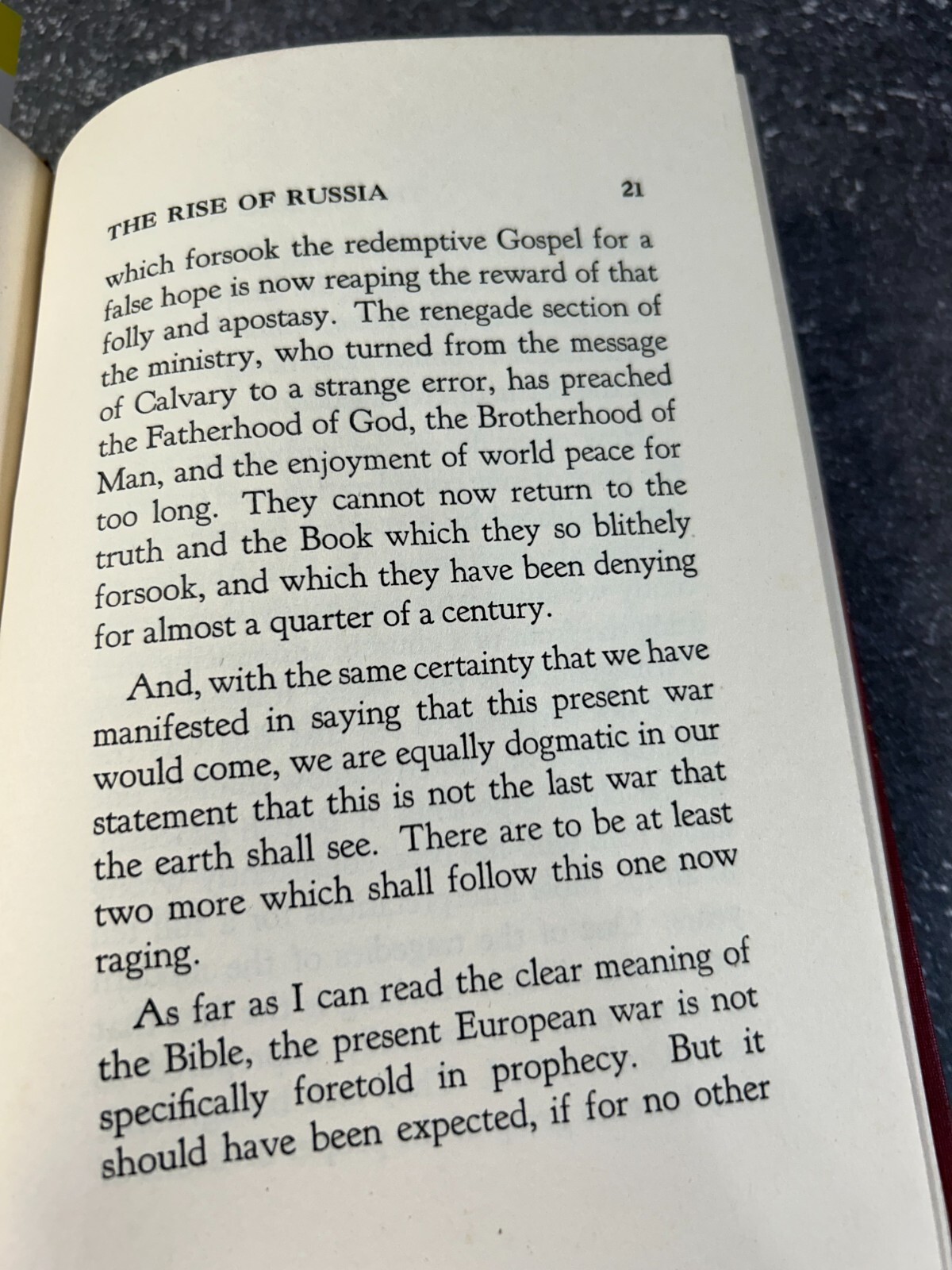 The Coming War and the Rise of Russia by Harry Rimmer