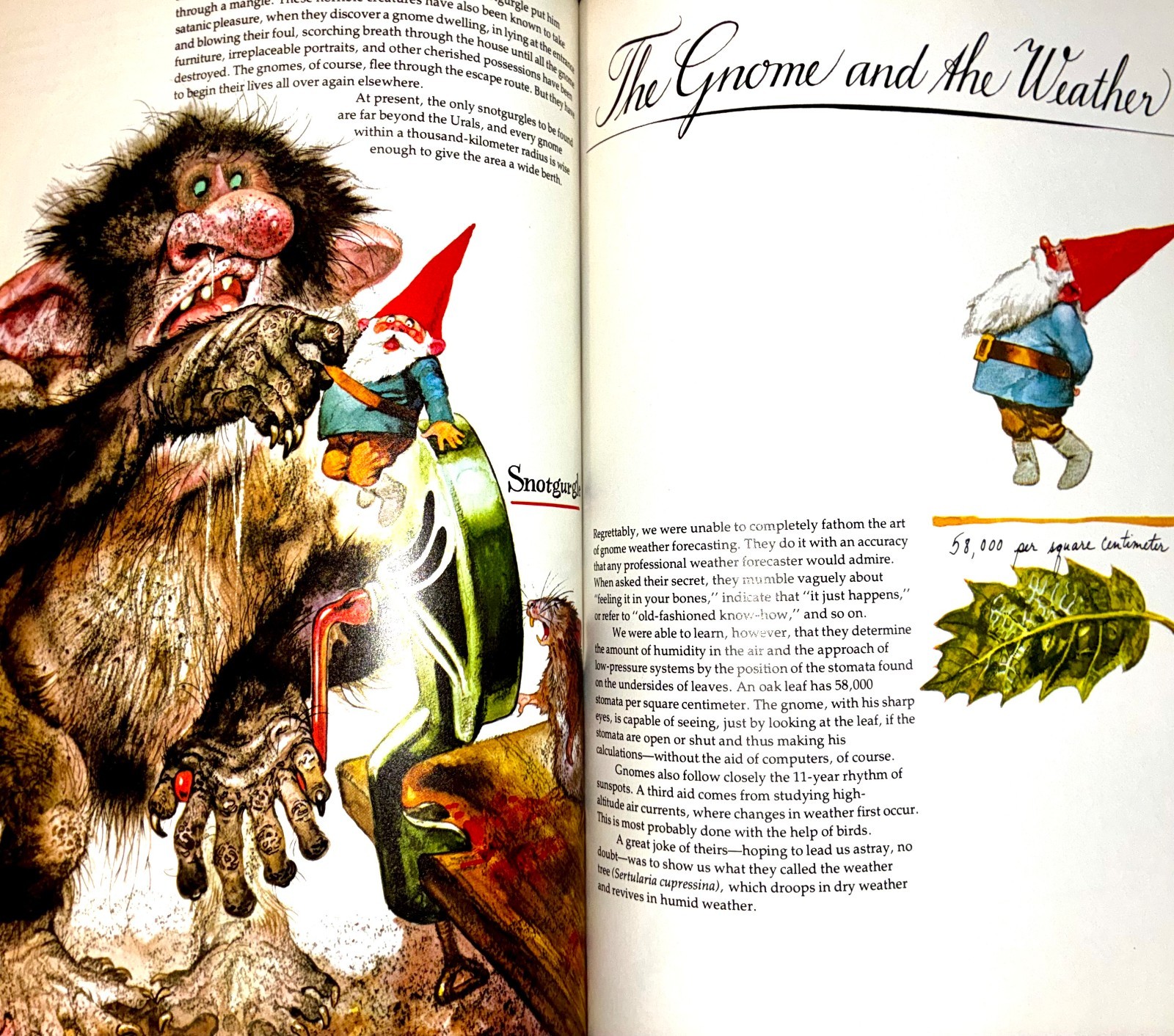 Gnomes Wil Huygen Rien Poortvliet Vintage 1977 Hardcover Harry N Abrams