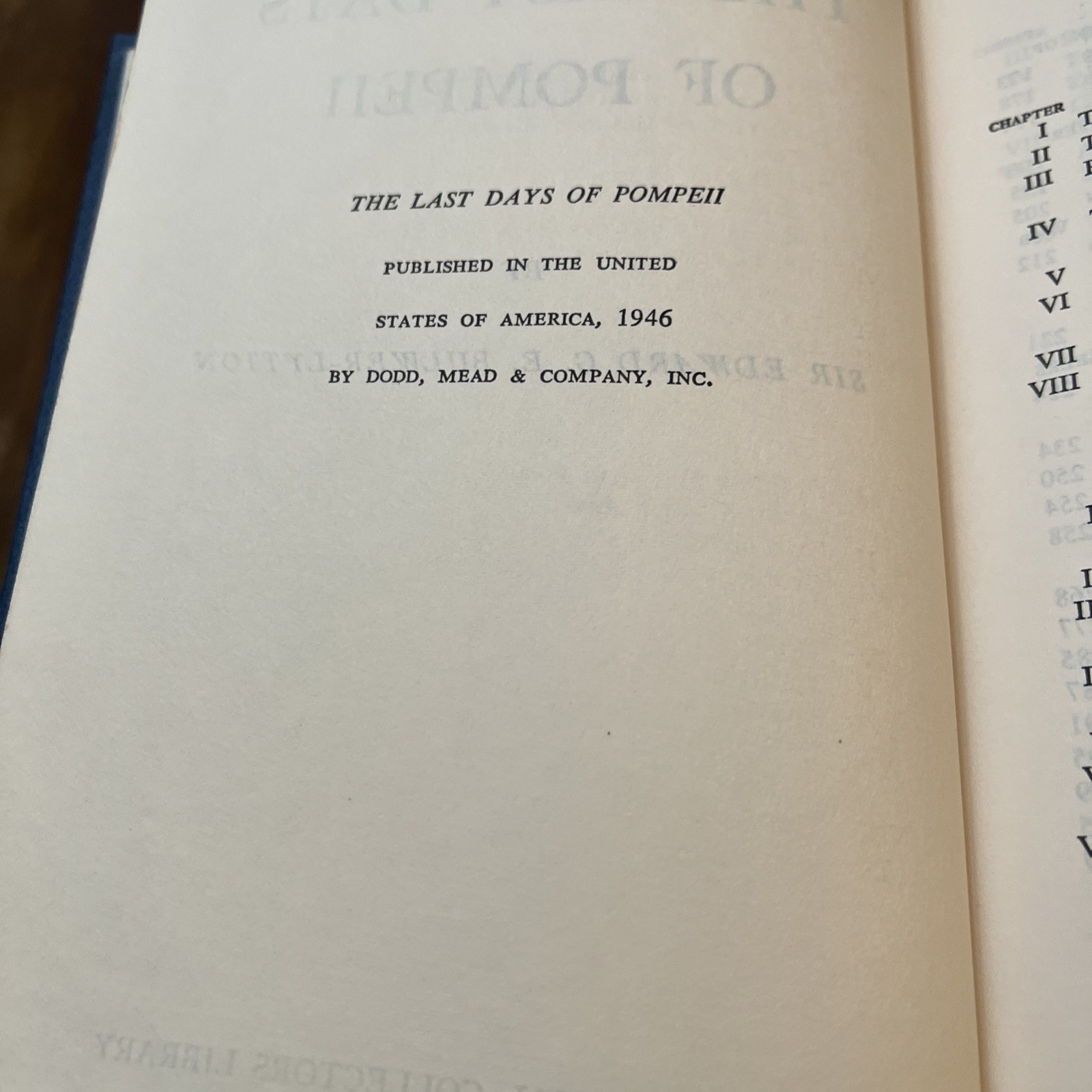 The Last Days of Pompeii Edward G.E. Bulwer-Lytton International Collectors Lib