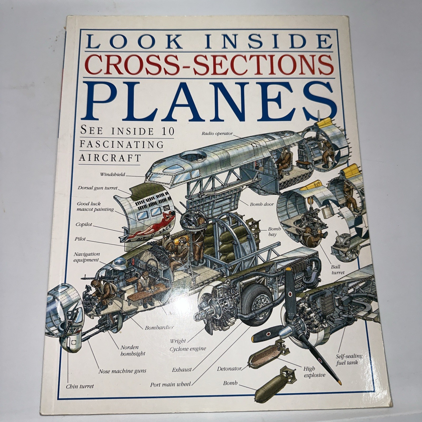 Planes; Look Inside Cross-Sections, Michael Johnstone printed in Belgium