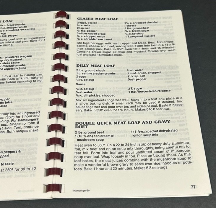 Vtg 300 Ways With Hamburger Cookbook Cooking Food Recipes Book 1996 Morris Press