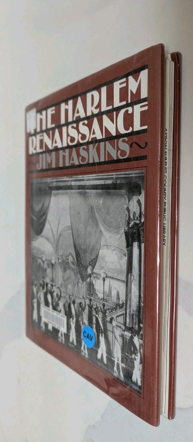 1996 Harlem Renaissance Jim Haskins HC Photos 192p Good Former Library Book
