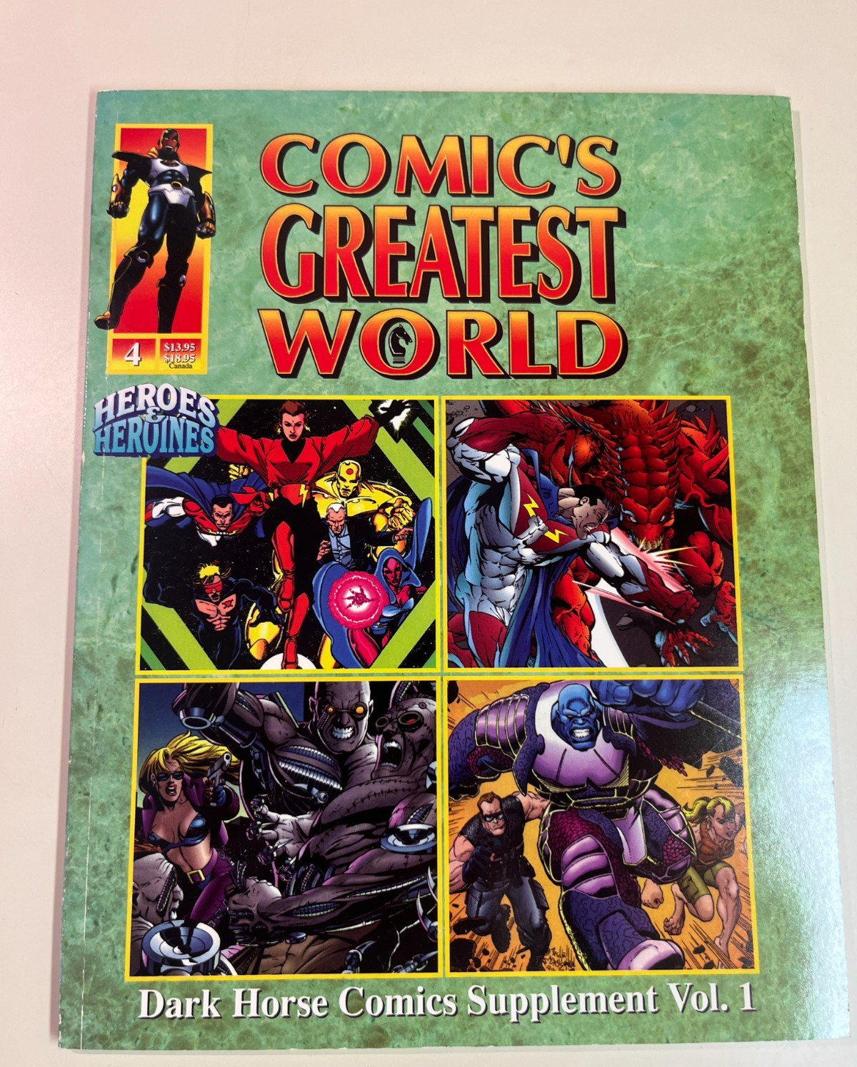 Heroes & Heroines #4 Comic’s Greatest World Dark Horse Comics Supplement Vol. 1