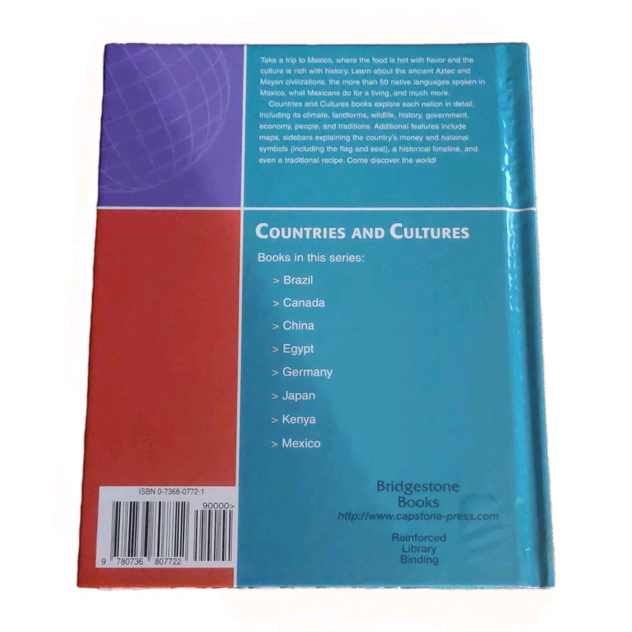 Mexico (Countries and Cultures) by Barbara Saffer, Capstone Press 2002 HC