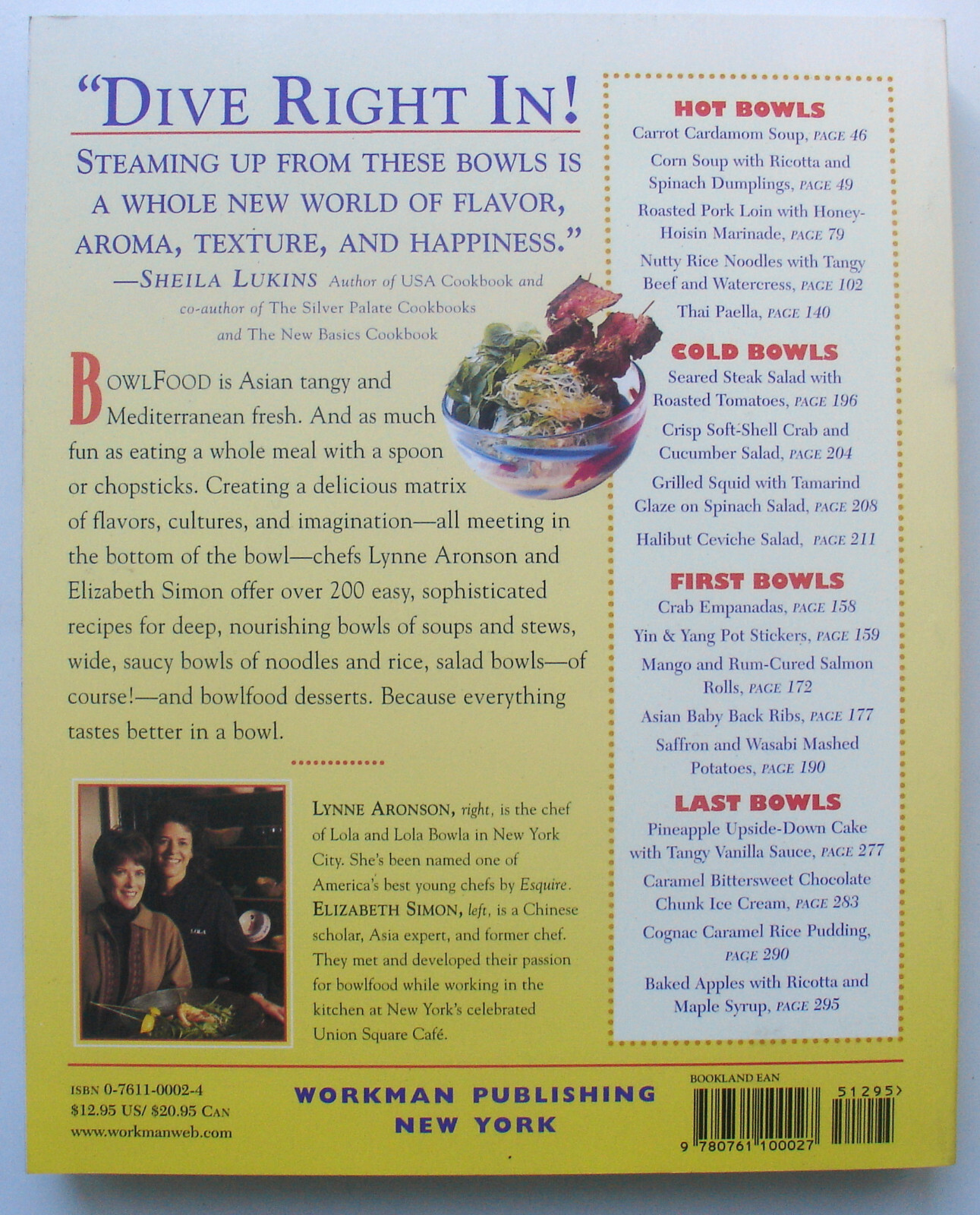 Bowl Food Cookbook – 200 Exciting, Eclectic Recipes – Paperback, 323 Pages 