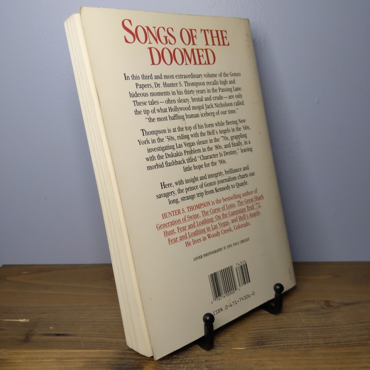 The Gonzo Papers Vol 1-4 by Hunter S. Thompson (Vintage Paperbacks 1st Eds)