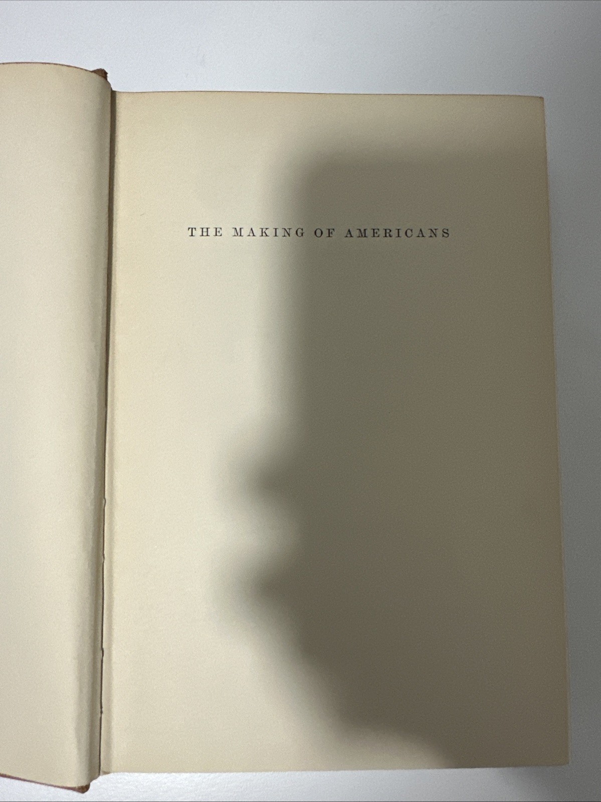 The Making of Americans by Gertrude Stein — FIRST EDITION
