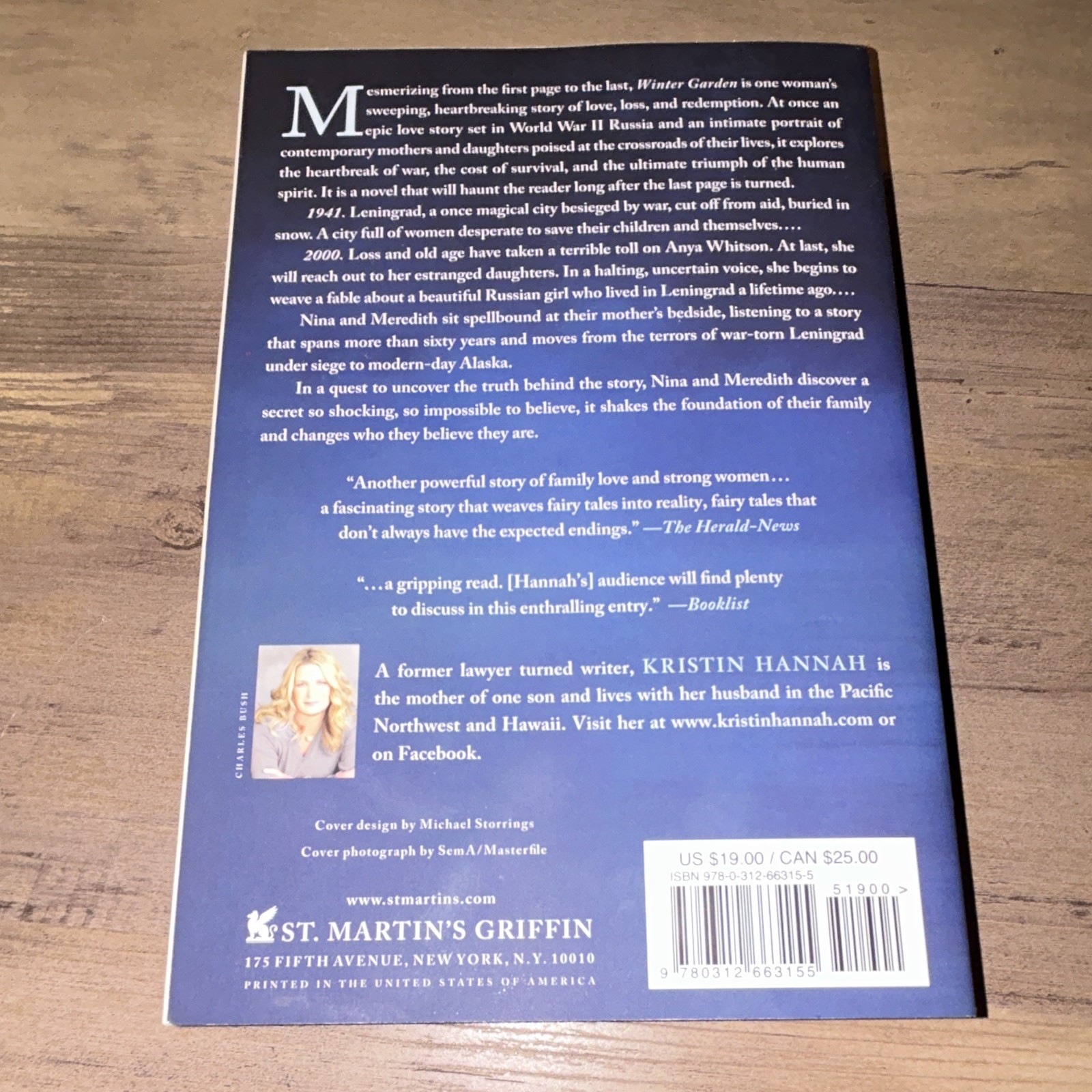 Winter Garden : A Novel by Kristin Hannah (2011, Trade Paperback)