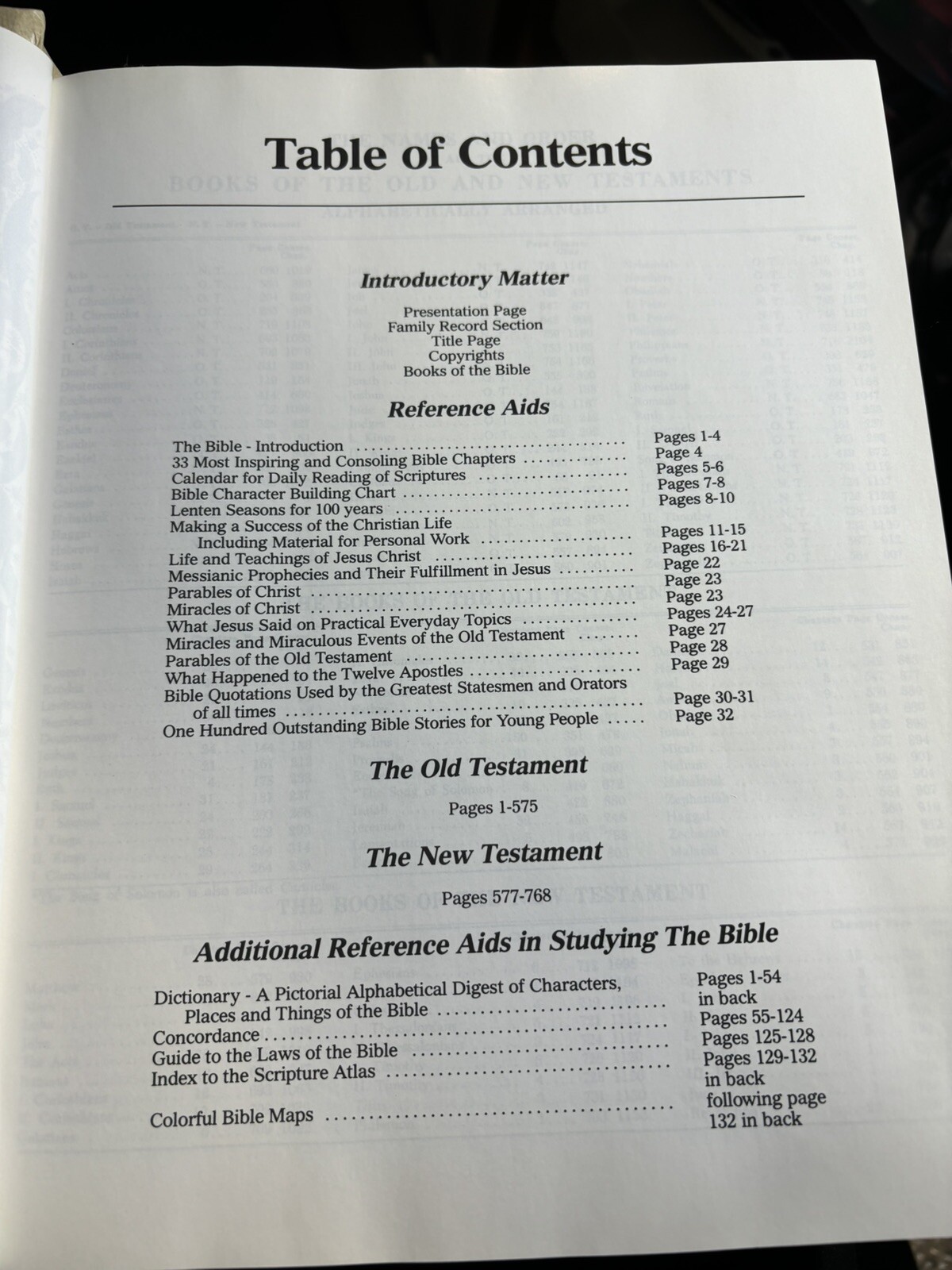 Holy Bible The New American Bible Vtg 1987 Gold Edges Heirloom Family Catholic