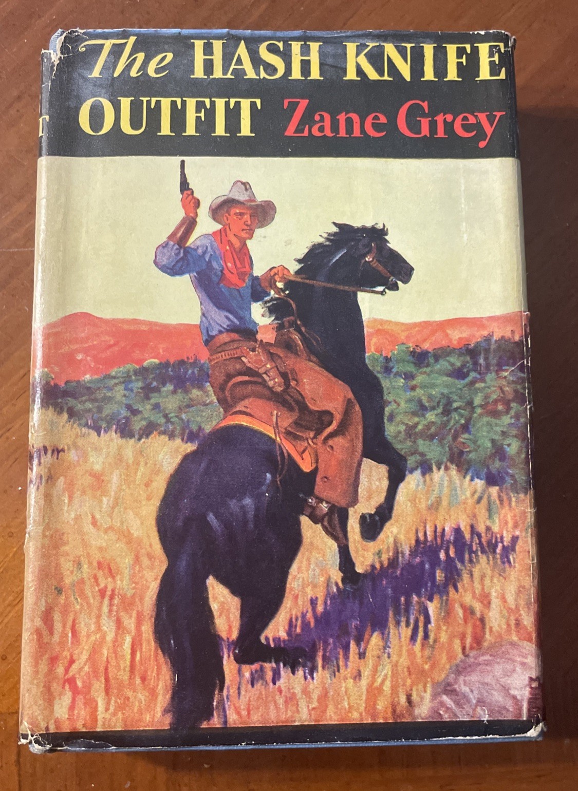 The Hash Knife Outfit by Zane Grey | 1933 Grosset & Dunlap HC W/ Dust Cover