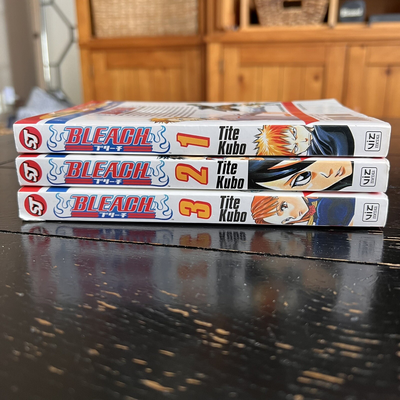Bleach Volumes Vol # 1 2 3 Tite Kubo English Manga Graphic Novel Shonen Jump Lot