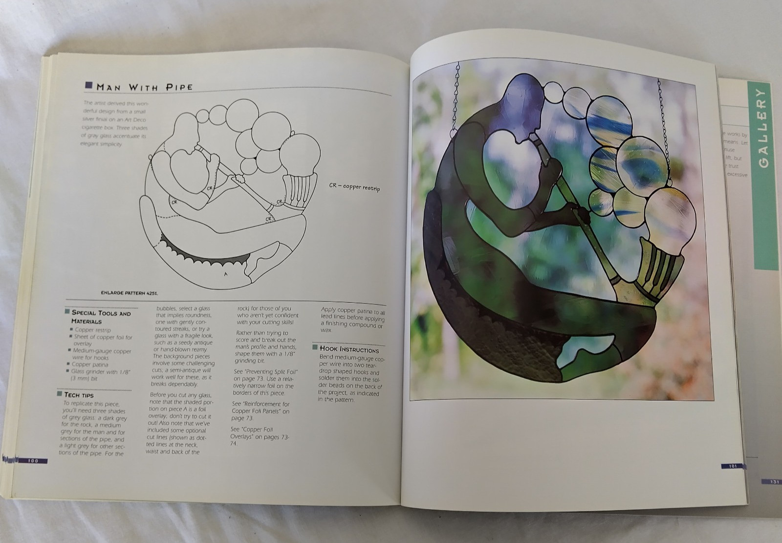 Stained Glass Basics: Techniques -Tools- Projects by Rich,Mitchell & Ward-1997