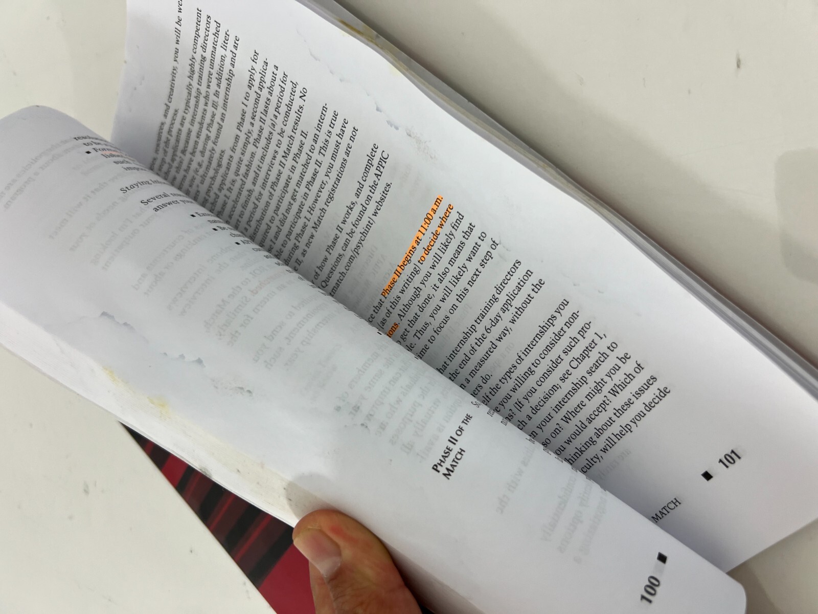 Internships in Psychology | Fourth Edition | LIGHT WATER DAMAGE