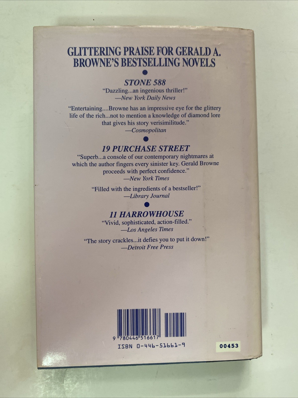 18mm Blues by Gerald A. Browne (1993, Hardcover)