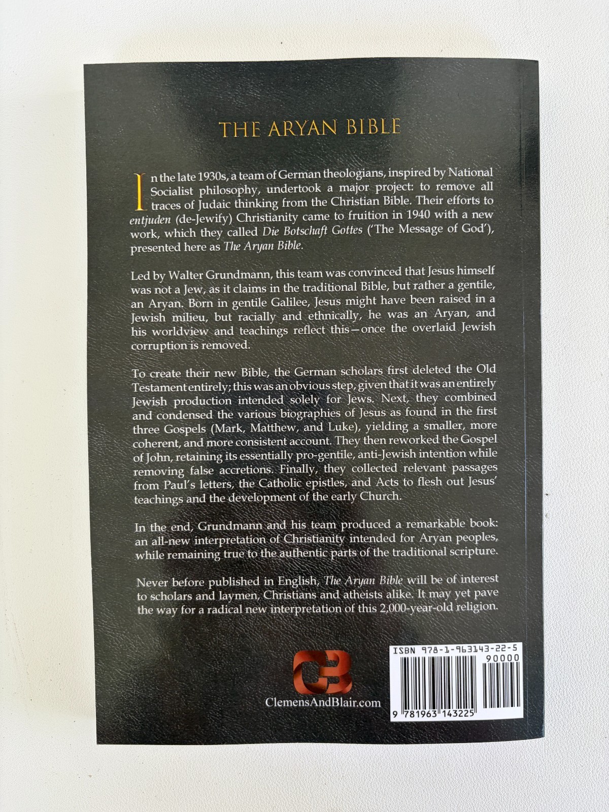 Aryan Bible by Walter Grundmann PB