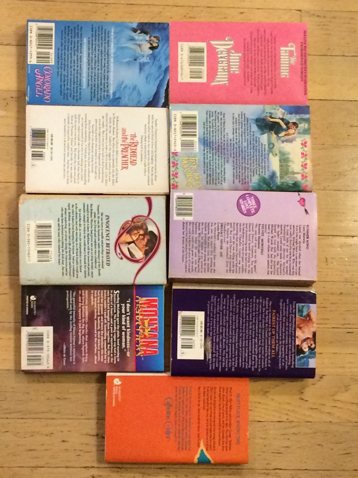 Qty 9 – Random Romantic Novels – Misc Authors – Paperback lot 5