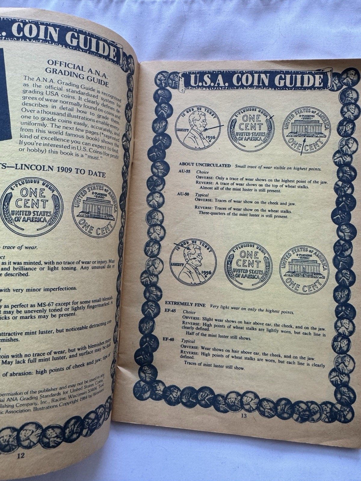 Vintage Jetco USA Coin Guide Rare Coin Worth 8 1/4” X 5.5” Jack Aboff 62 Pages