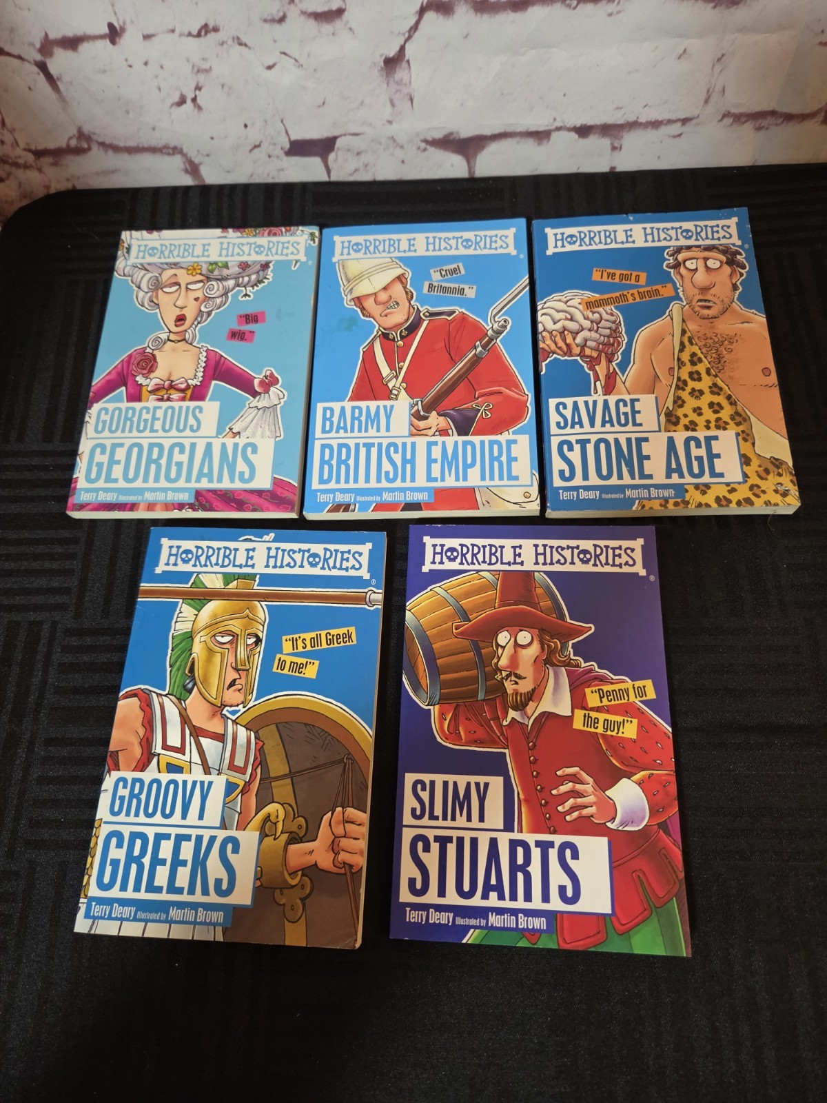 19 out of 20 Horrible Histories Box Set Terry Deary Scholastic PB