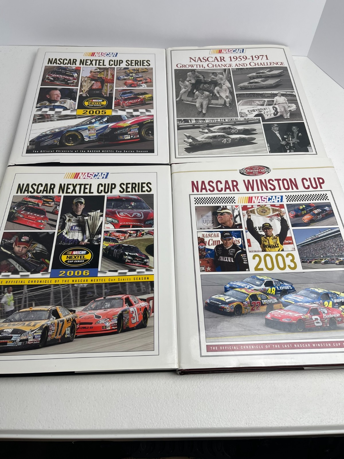 Massive Lot of Nascar Winston Cup and Misc Hardcover Books Collectible VTG (26)