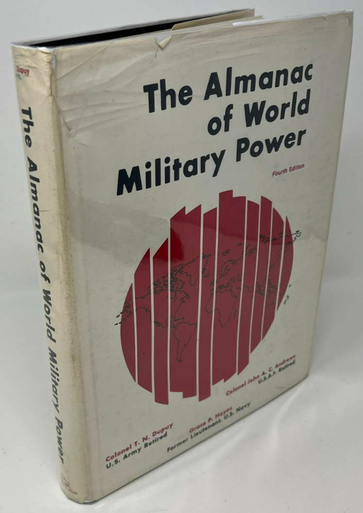 The Almanac of World Military Power, Dupuy, Andrews & Hayes – 1980 4th Ed. HC/DJ