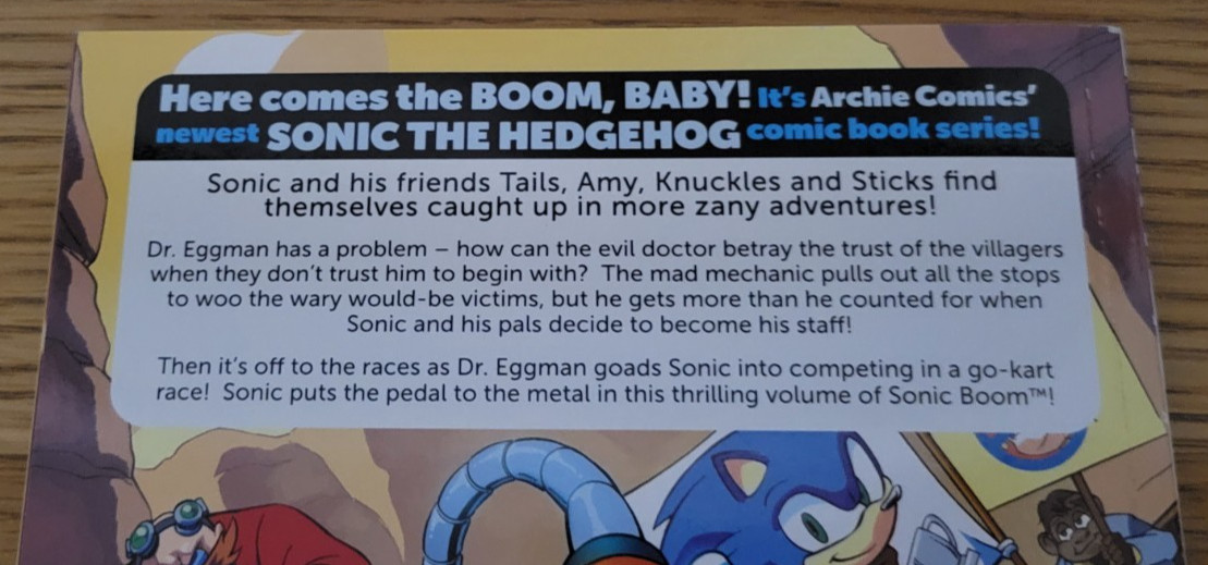 Sonic Boom Vol. 2: Boom Shaka-laka Sonic Scribes Brand New ISBN 9781627389945