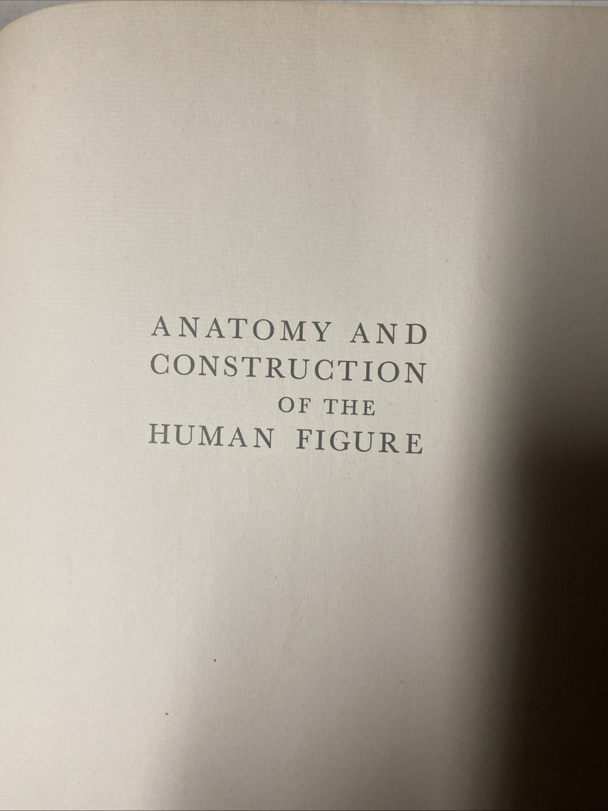 Anatomy and Construction of the Human Figure Perfect Charles Earl 1949