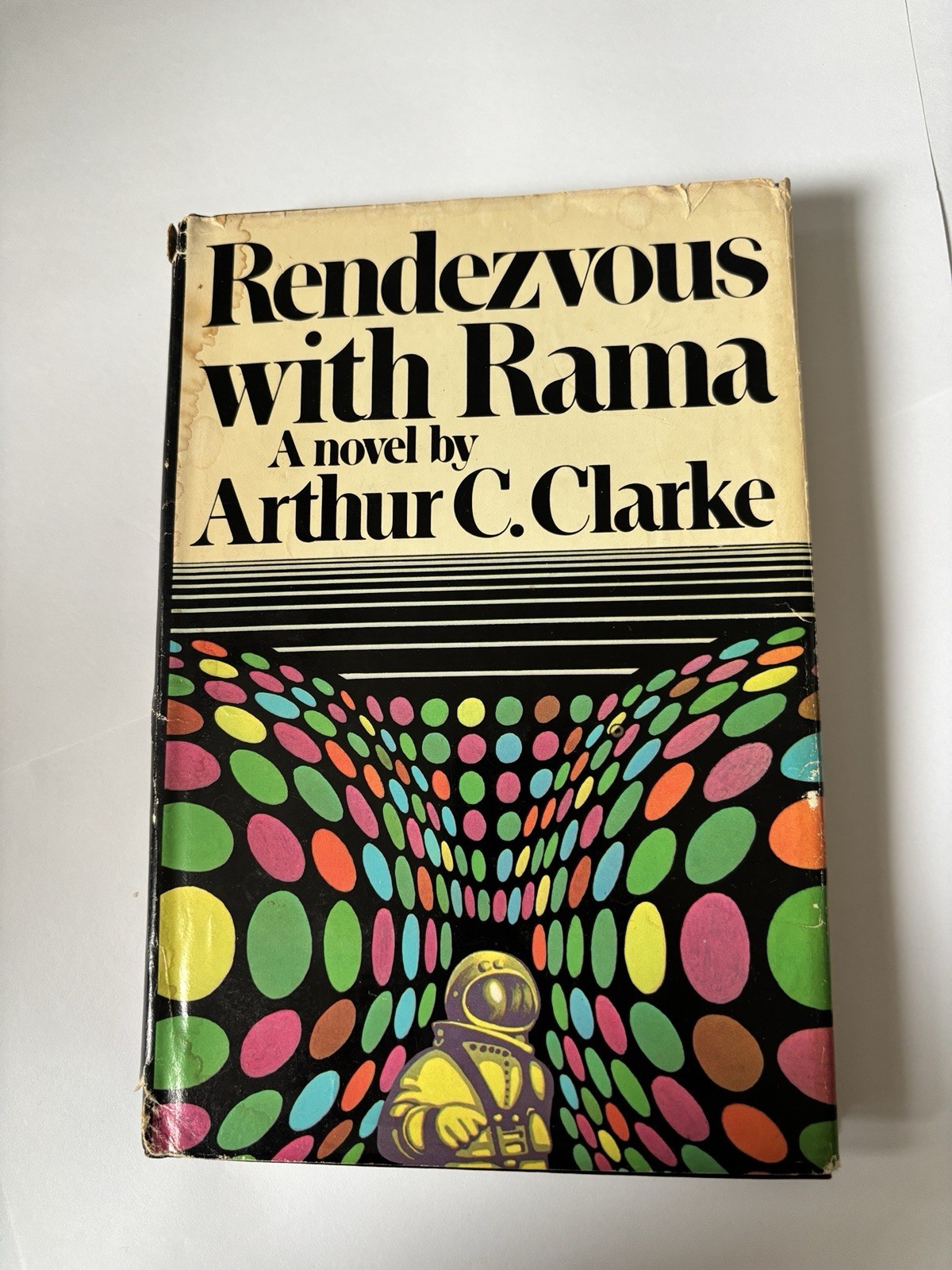 Arthur C. Clarke Rendezvous with Rama Hardcover Book Club Edition w/ Dust Jacket