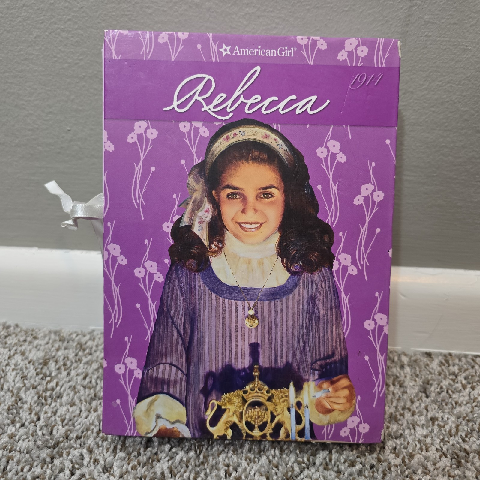 American Girl Rebecca 1914 6 Book Box Set by Jacqueline Dembar Greene w Game