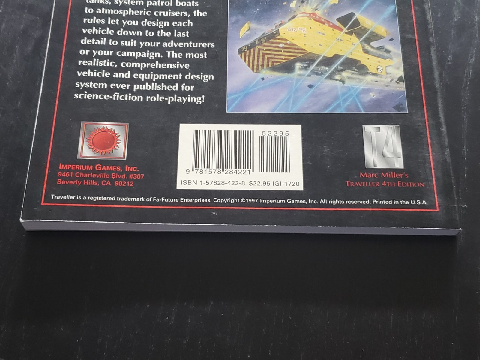 Marc Miller’s Traveller FIRE, FUSION & STEEL 4th Edition Softcover