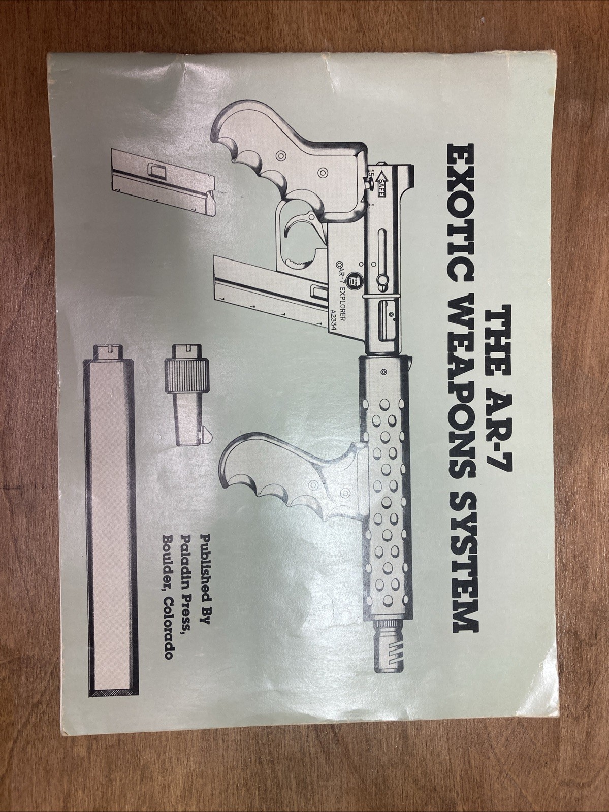 The AR-7 Exotic Weapons System Paperback Paladin Press 1982- decent Condition
