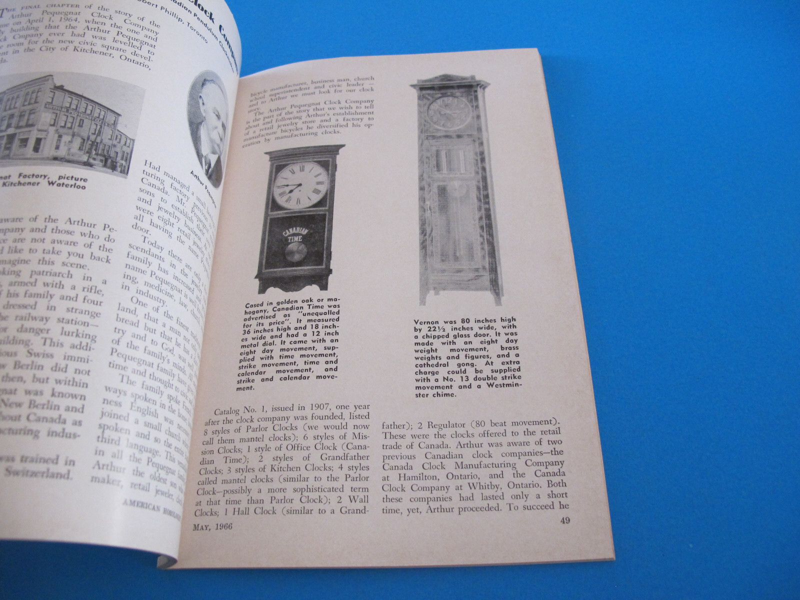 1966 American Horologist & Jeweler Booklet 74 Pages
