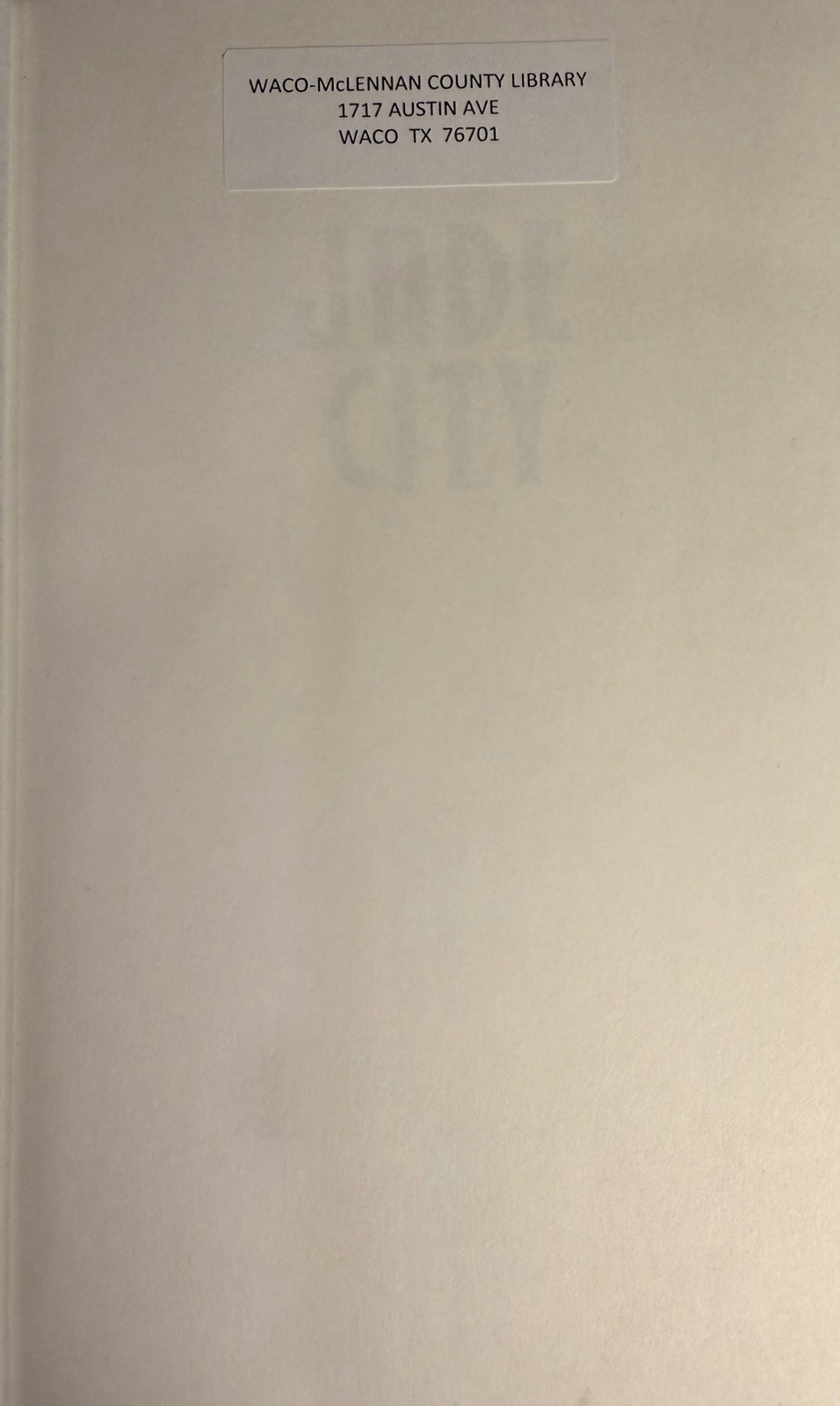 Jade City by Fonda Lee TRUE 1st EDITION/1st PRINTING Hardcover Mylar Ex-Lib NICE