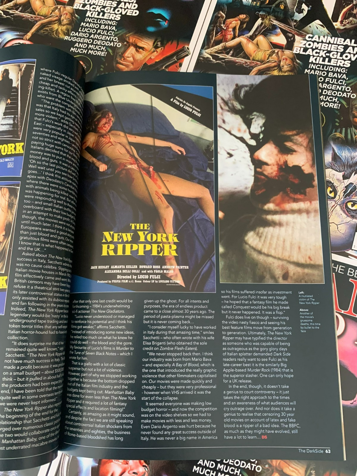Horror Movie Book – Italian Horror Annual – 100 Full Colour A4 Pages