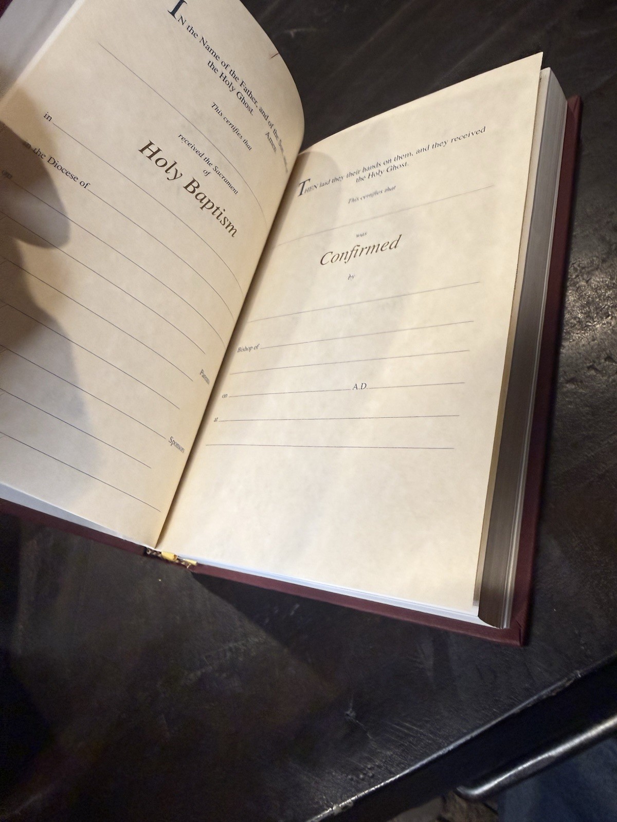 The Book of Common Prayer Reformed Episcopal Church Burgundy Hardcover Nice